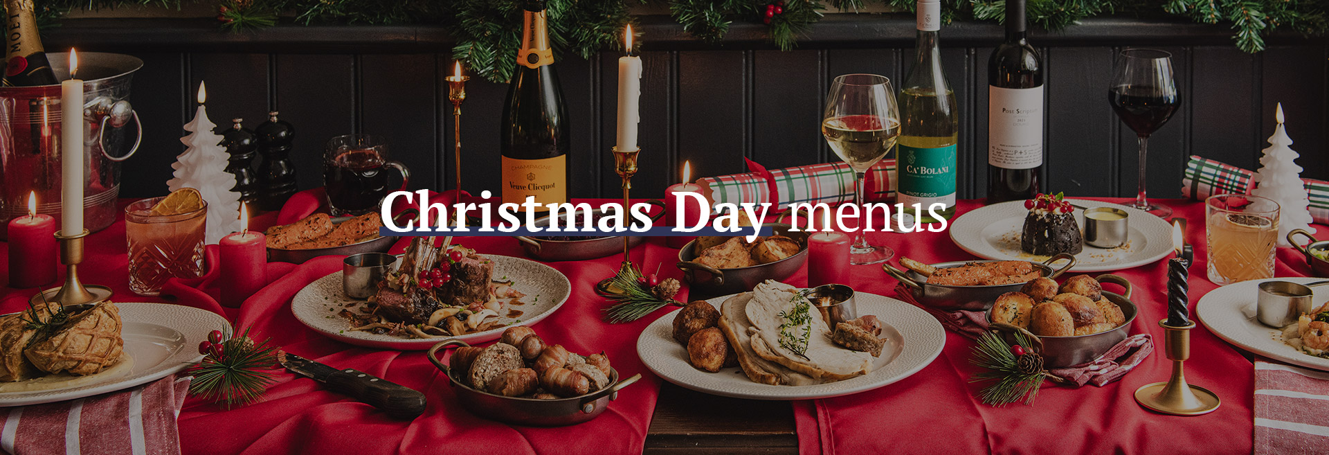 Christmas Day Menu at The Alwyne Castle