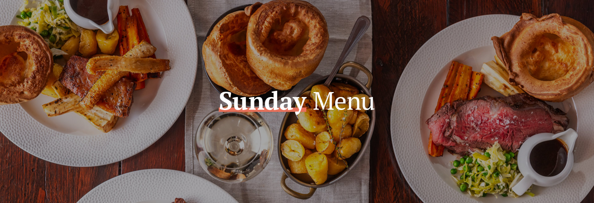 Sunday Menu at The Alwyne Castle